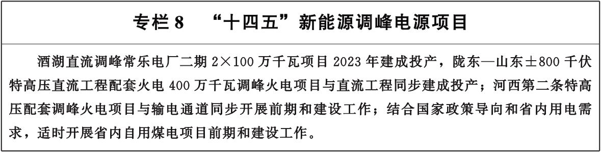 风光储分别41.69GW、38.53GW、6GW，甘肃印发“十四五”能源规划