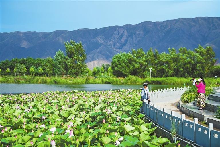 白银水川湿地公园图片